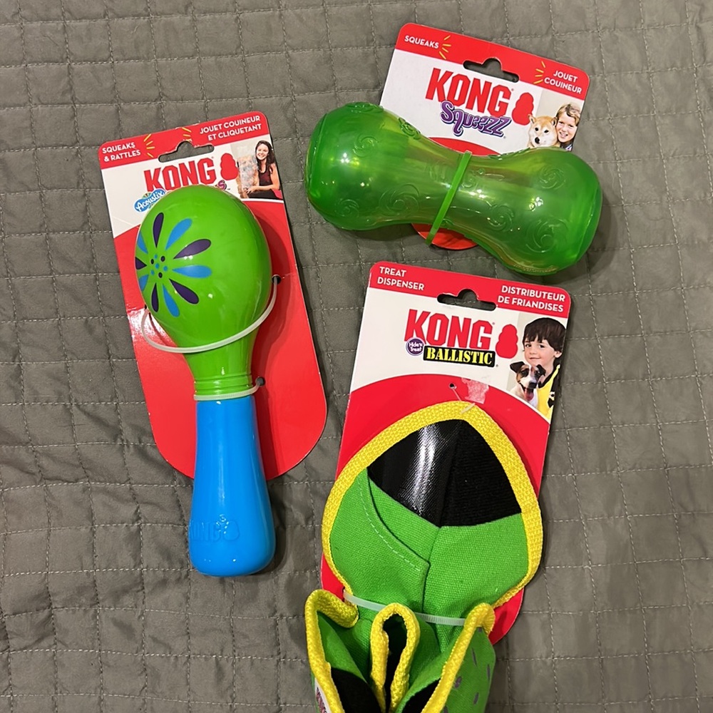KONG BUNDLE OF 3 Dog Toys NWT